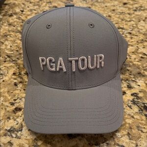 NWT PGA Tour, official license, gray golf hat. Great stocking stuffer!